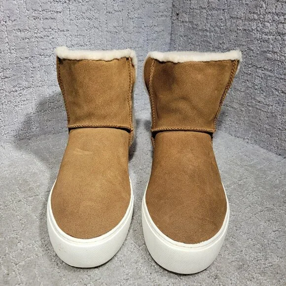 UGG Aika Women's Size 11 US Chestnut Suede Sheepskin Wool Ankle